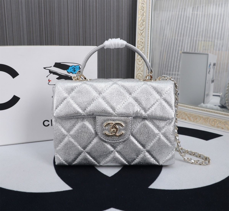 Ch**el top handle bags
